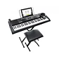 Pack Teclado Alesis Harmony 61 con Atril, Banco, Audífonos y Micrófono - Miniatura 1