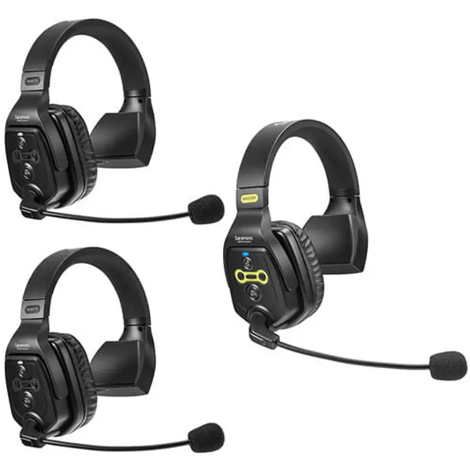Sistema Intercomunicador Saramonic WiTalk WT3S Inalámbrico Full-Dúplex para 3 Personas 1