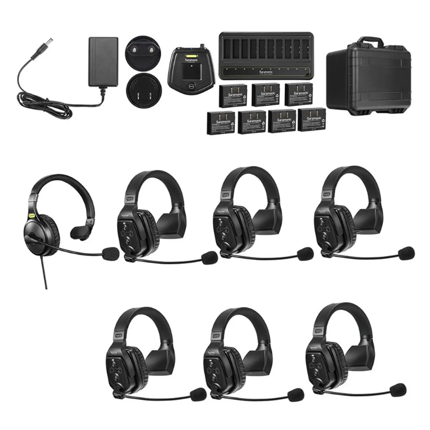 Sistema Intercomunicador Saramonic WiTalk WT7S Inalámbrico Full-Dúplex para 7 Personas 2