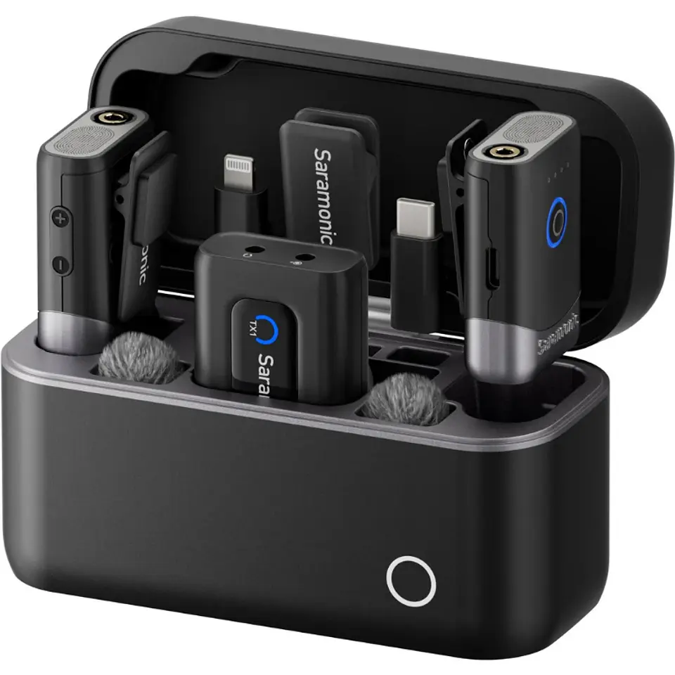 Saramonic Mix Micrófono Inalámbrico Dual 2.4 GHz para Cámara, Celular y Streaming 1
