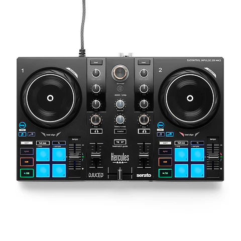 Controlador DJ Hercules DJControl Inpulse 200 MK3 2 Decks USB-C