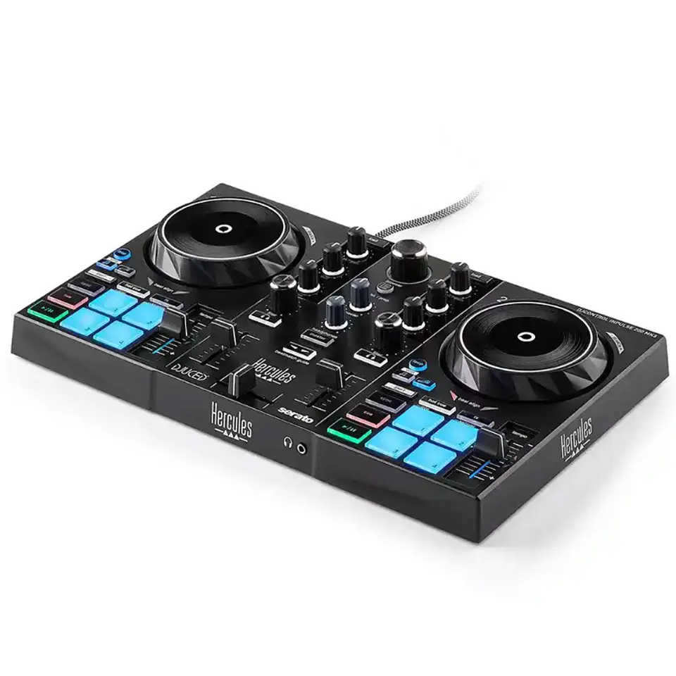 Controlador DJ Hercules DJControl Inpulse 200 MK3 2 Decks USB-C 2