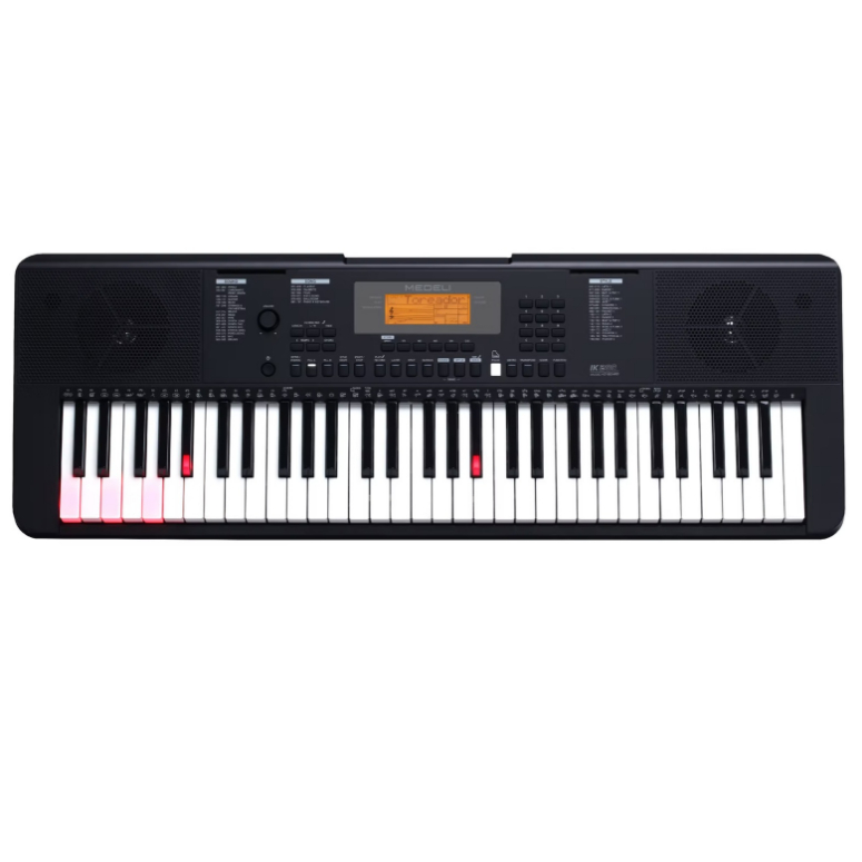 Medeli IK-200 Teclado Musical de 61 Teclas Iluminadas y Sensibles al Tacto