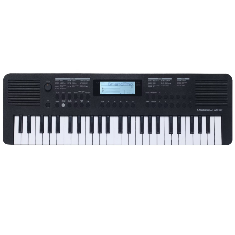 Medeli MK49 Teclado Musical de 49 Mini Teclas Sensibles con USB-C MIDI y Audio