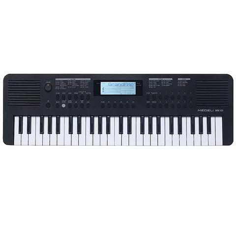 Medeli MK49 Teclado Musical de 49 Mini Teclas Sensibles con USB-C MIDI y Audio