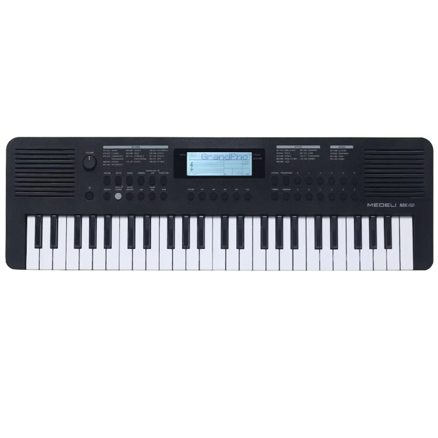 Medeli MK49 Teclado Musical de 49 Mini Teclas Sensibles con USB-C MIDI y Audio 1