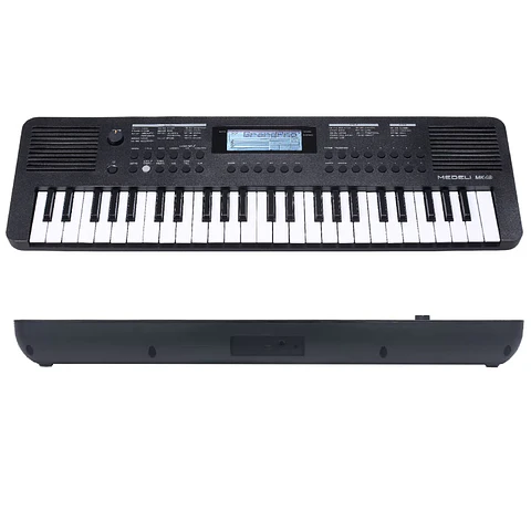 Medeli MK49 Teclado Musical de 49 Mini Teclas Sensibles con USB-C MIDI y Audio