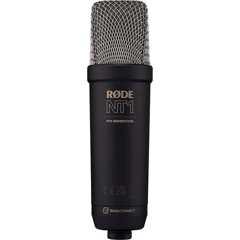 RODE NT1 5ª Generación Micrófono Condensador de Estudio XLR USB 32-Bit