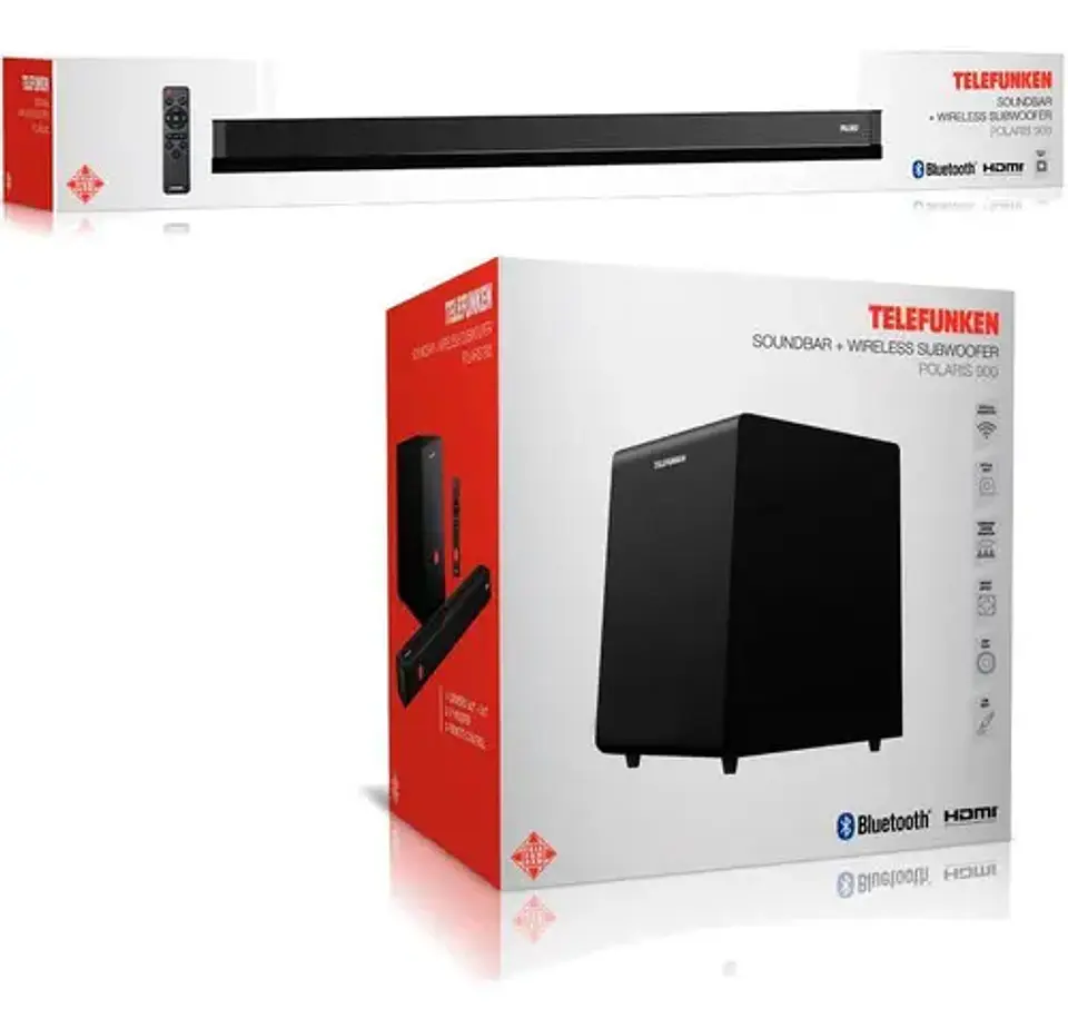 Soundbar Polaris 900 Smart Bluetooth Woofer 5