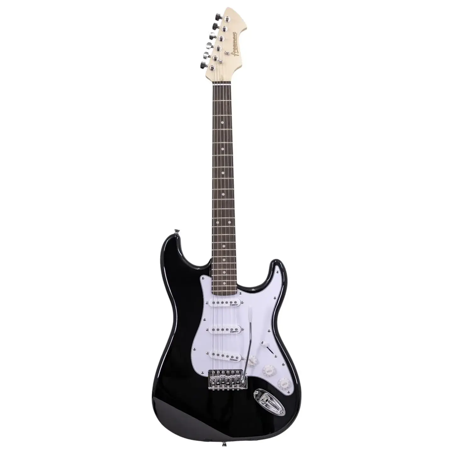 Pack Guitarra Eléctrica Freeman Rockstarter Black + Amplificador 5