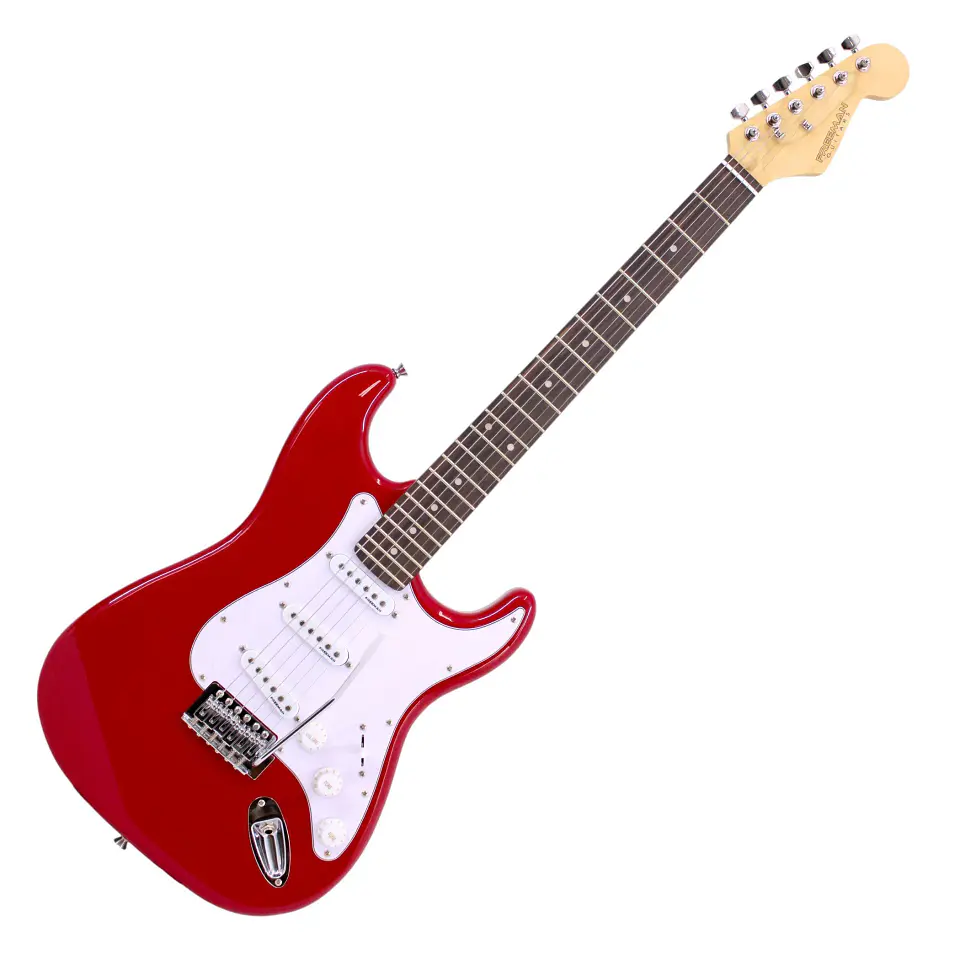 Pack Guitarra Eléctrica Freeman Rockstarter Red + Amplificador 3