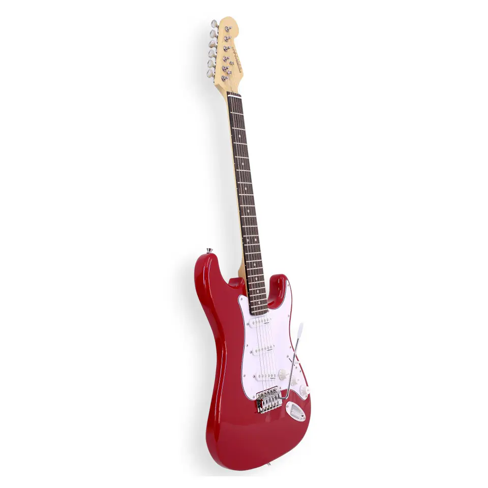 Pack Guitarra Eléctrica Freeman Rockstarter Red + Amplificador 4