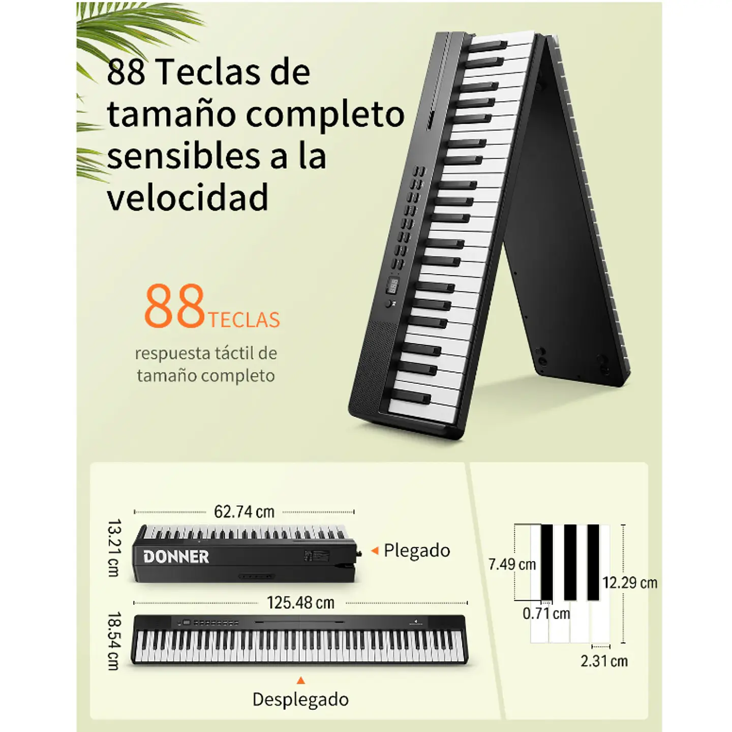 Piano Portatil DP-10 3