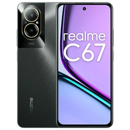 Realme C67 Smartphone Pantalla 6.72" - 6GB - 128GB - Camara Principal 108MP - Bateria 5000mAh - Admite Carga de 33W - Color Negro