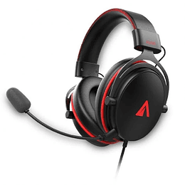 Abysm AG700 Auriculares Gaming 7.1 con Microfono Extraible - Diadema Ajustable - Almohadillas Acolchadas - Controles en Cable - Cable de 1.20m - Color