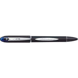 Uni-ball JetStream SX-210 Boligrafo de Tinta Pigmentada - Punta de Bola 1mm - Secado Instantaneo - Ideal para Zurdos - Color Azul