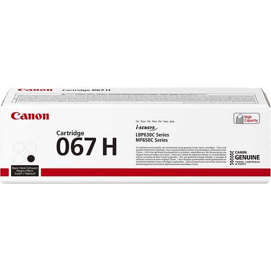 Canon 067H Negro Cartucho de Toner Original - 5106C002