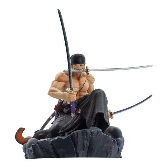 Banpresto One Piece Dioramatic Roronoa Zoro - Figura de Coleccion - Altura 15cm aprox. - Fabricada en PVC y ABS