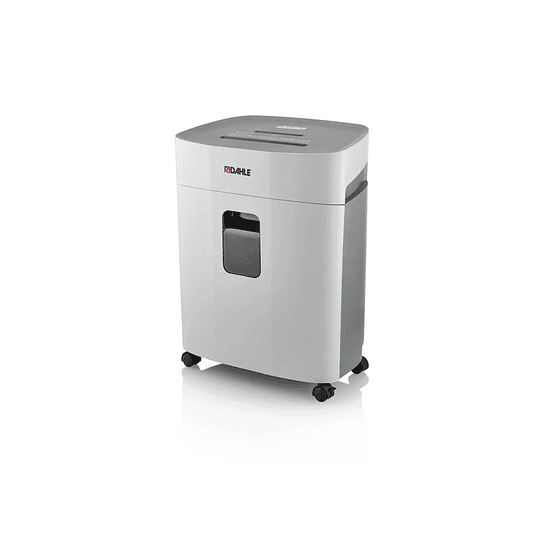 Dahle PaperSAFE 240 Destructora de Papel Manual 25L con Ruedas - Destruye hasta 10 Hojas - Corte en Particulas - Apta para Papel, Tarjetas, Cd´s