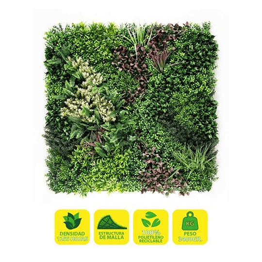 Sungarden Jardin Vertical Serie Jardinova 100x100cm - Color Verde