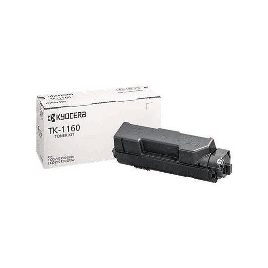 Kyocera TK1160 Negro Cartucho de Toner Original - 1T02RY0NL0