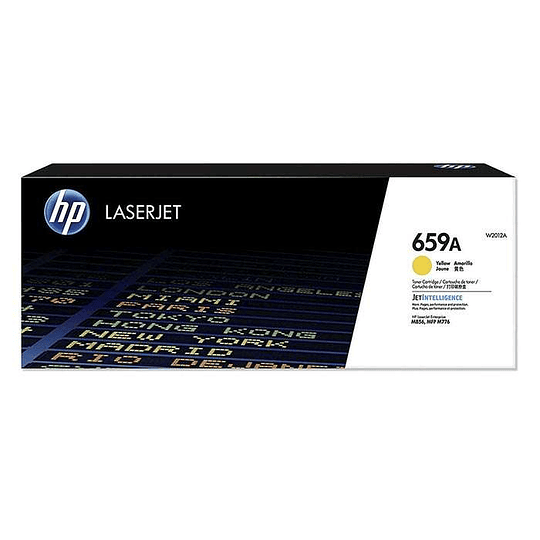 HP W2012A Amarillo Cartucho de Toner Original - 659A