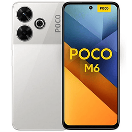 Poco M6 Smartphone Pantalla 6.79" - 8GB - 256GB - Camara Principal 108MP - Bateria 5030mAh - Admite Carga de 33W - Color Plata