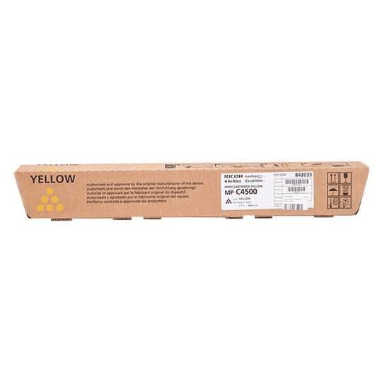 Ricoh Aficio MP-C3500/MP-C4500 Amarillo Cartucho de Toner Original - 884931/888609/842035