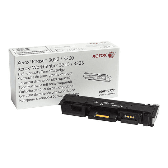 Xerox Phaser 3260/WorkCentre 3225 Negro Cartucho de Toner Original - 106R02777