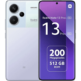 Xiaomi Redmi Note 13 Pro Plus 5G Smartphone Pantalla AMOLED 6.67" - 8GB - 256GB - Camara Principal 200MP - Bateria 5000mAh - Admite Carga de 120W - Co