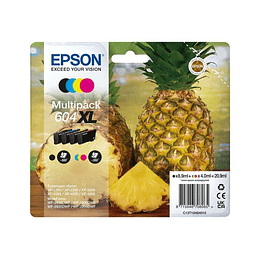 Epson 604XL Pack de 4 Cartuchos de Tinta Originales - C13T10H64010