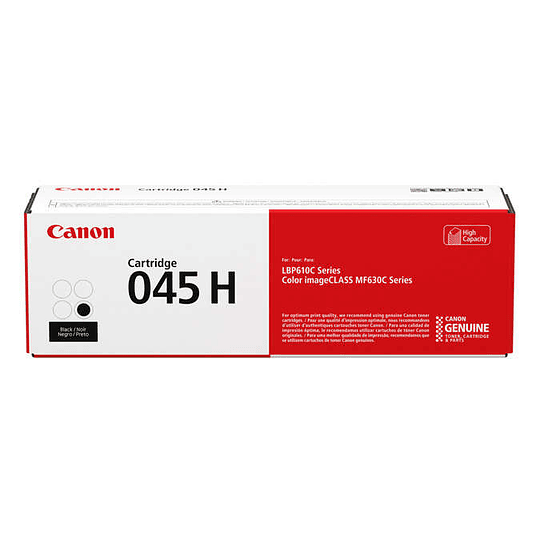 Canon 045H Negro Cartucho de Toner Original - 1246C002