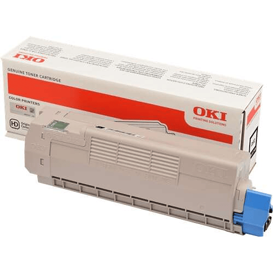 OKI C612 Negro Cartucho de Toner Original - 46507508