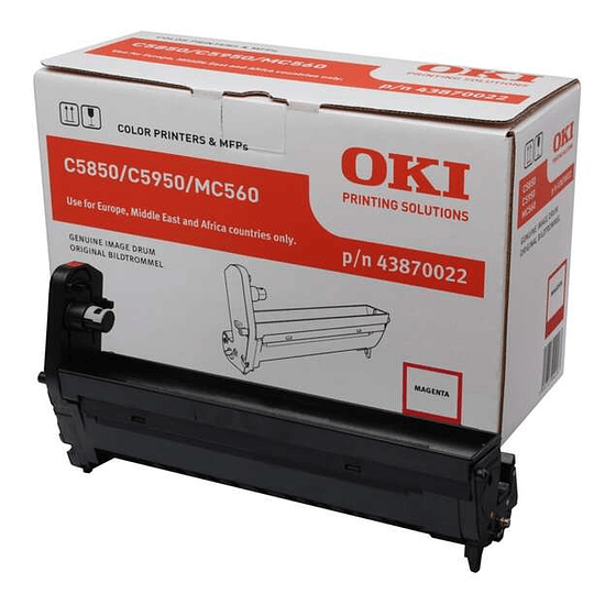 OKI C5850/C5950/MC560 Magenta Tambor de Imagen Original - 43870022 (Drum)