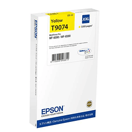 Epson T9074 Amarillo Cartucho de Tinta Original - C13T907440