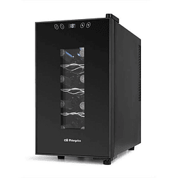 Orbegozo VT 830 Vinoteca Compacta - Conserva y Disfruta del Vino en Casa - Capacidad para 8 Botellas - Control Electronico de Temperatura - Diseño Ele