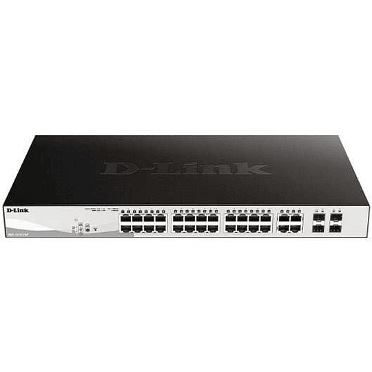 D-Link Switch Smart Gestionado 24 Puertos Gigabit + 2 Puertos SFP