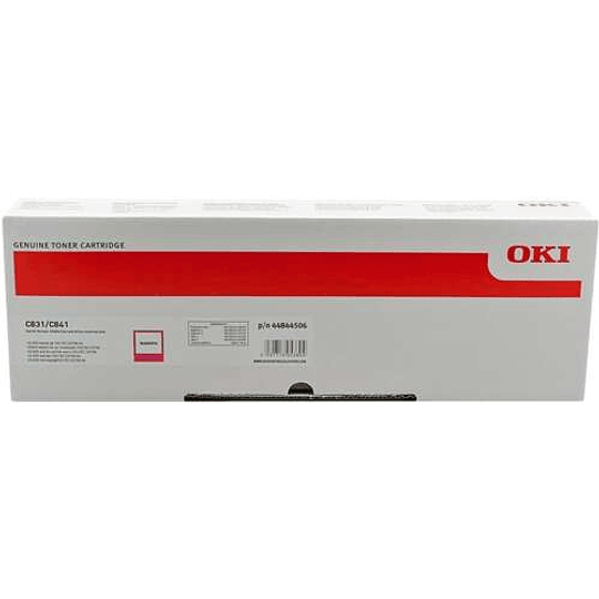 OKI C831/C841 Magenta Cartucho de Toner Original - 44844506