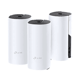 TP-Link Sistema WiFi Hibrido Mesh Deco P9 - Pack de 3 - AC1200 - HomePlug AV1000 - Cobertura WiFi 560m2