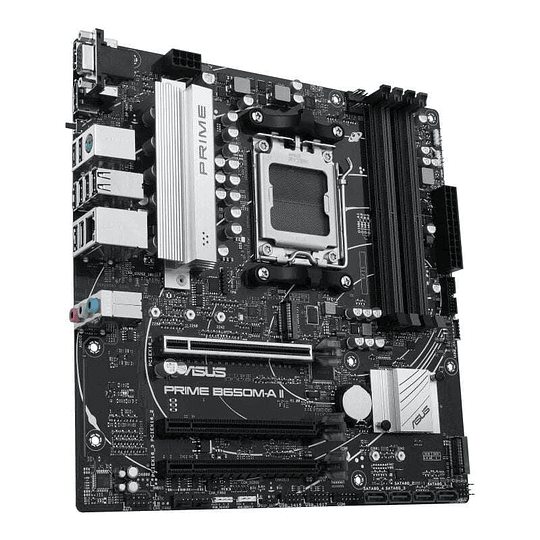 Asus Prime B650M-A II-CSM Placa Base AMD5 4x DDR5 - HDMI, M.2, 4x Sata III, USB 2.0, 3.2, RJ-45, DispalyPort, MicroATX