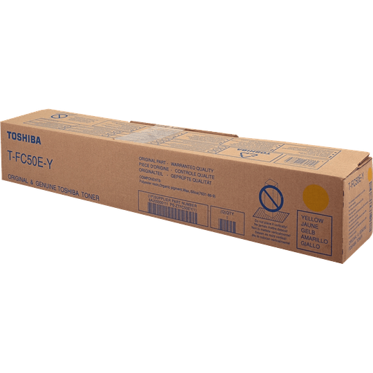 Toshiba T-FC50EY Amarillo Cartucho de Toner Original - 6AJ00000111/6AJ00000225/6AJ00000299