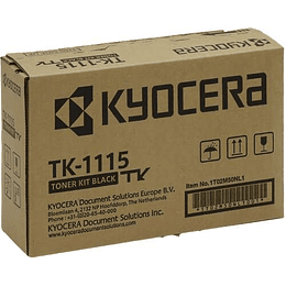 Kyocera TK1115 Negro Cartucho de Toner Original - 1T02M50NL0/1T02M50NL1