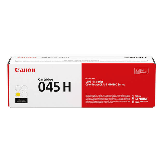 Canon 045H Amarillo Cartucho de Toner Original - 1243C002