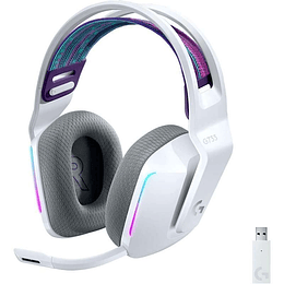 Logitech G733 Auriculares Gaming Inalambricos DTS 7.1 con Microfono - Tecnologia Lightspeed - Iluminacion RGB - Autonomia hasta 29h - Microfono Extrai