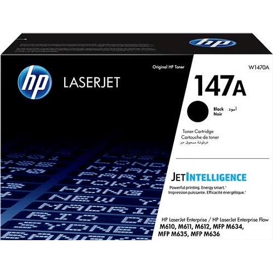 HP W1470A Negro Cartucho de Toner Original - 147A