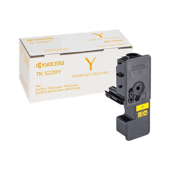 Kyocera TK5220 Amarillo Cartucho de Toner Original - Reemplaza 1T02R9ANL1/TK5220Y