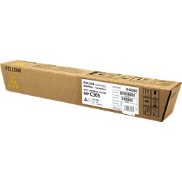 Ricoh Aficio MP-C305/MP-C305SPF Amarillo Cartucho de Toner Original - 842080/841597/MPC305E