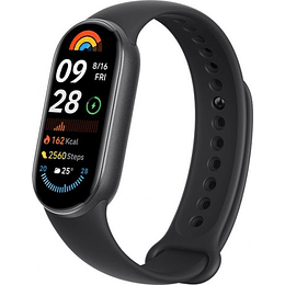 Xiaomi Mi Smart Band 9 Pulsera de Actividad Pantalla AMOLED 1.62" - Bluetooth 5.4 - Mas de 150 Modos Deportivos - Funciones de Vigilancia de la Salud 