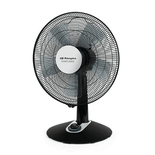 Orbegozo TF 0139 Ventilador de Sobremesa Elegante y Potente - Potencia 45W - 2 Velocidades + Turbo + Silent - Diametro 35cm - Diseño Moderno - Oscilac