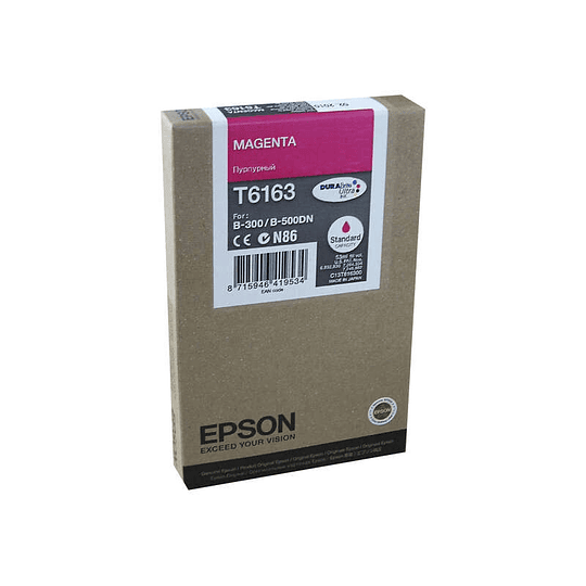 Epson T6163 Magenta Cartucho de Tinta Original - C13T616300